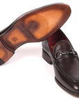 Paul Parkman Men's Horsebit Loafers Dark Brown (ID