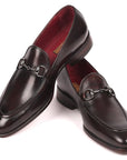 Paul Parkman Men's Horsebit Loafers Dark Brown (ID