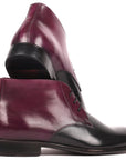 Paul Parkman Men's Chukka Boots Black & Purple (ID