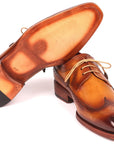 Paul Parkman Goodyear Welted Wingtip Derby Shoes Camel (ID