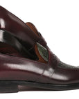 Paul Parkman Woven Leather Loafers Brown & Green (ID