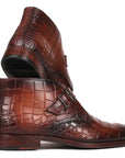 Paul Parkman Single Monk Strap Ankle Boots Brown (ID