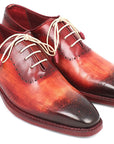 Paul Parkman Reddish Camel Medallion Toe Oxfords (ID