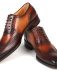 Paul Parkman Goodyear Welted Men's Wingtip Oxfords Brown (ID