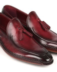 Paul Parkman Hand-Sewn Tassel Loafers Bordeaux (ID