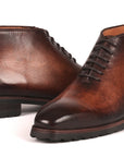Paul Parkman Men's Ankle Boots Brown Burnished (ID