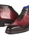Paul Parkman Men's Ankle Boots Bordeaux Burnished (ID