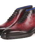 Paul Parkman Men's Ankle Boots Bordeaux Burnished (ID