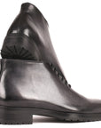 Paul Parkman Men's Ankle Boots Gray Burnished (ID