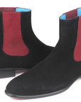 Paul Parkman Black Suede Chelsea Boots (ID