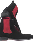 Paul Parkman Black Suede Chelsea Boots (ID