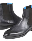 Paul Parkman Black & Gray Chelsea Boots (ID