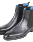 Paul Parkman Black & Gray Chelsea Boots (ID