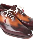 Paul Parkman Bordeaux & Camel Wingtip Oxfords (ID