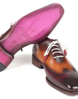 Paul Parkman Bordeaux & Camel Wingtip Oxfords (ID