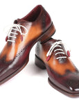 Paul Parkman Bordeaux & Camel Wingtip Oxfords (ID