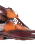 Paul Parkman Bordeaux & Camel Wingtip Oxfords (ID