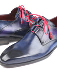 Paul Parkman Ghillie Lacing Blue Dress Shoes (ID