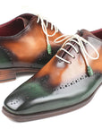 Paul Parkman Green & Camel Wingtip Oxfords (ID