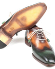 Paul Parkman Green & Camel Wingtip Oxfords (ID