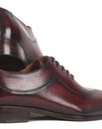 Paul Parkman Dark Bordeaux Hand-Painted Men's Oxfords (ID