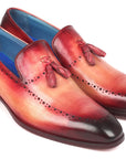 Paul Parkman Men's Tassel Loafer Burgundy (ID