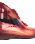 Paul Parkman Men's Tassel Loafer Burgundy (ID