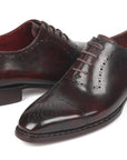 Paul Parkman Dark Bordeaux Goodyear Welted Oxfords (ID