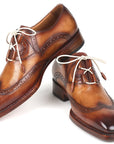 Paul Parkman Goodyear Welted Ghillie Lacing Wingtip Brogues (ID