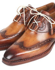 Paul Parkman Goodyear Welted Ghillie Lacing Wingtip Brogues (ID