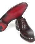 Paul Parkman Dark Bordeaux Goodyear Welted Oxfords (ID