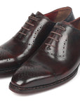 Paul Parkman Dark Bordeaux Goodyear Welted Oxfords (ID