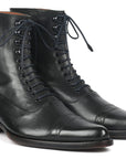 Paul Parkman Men's Goodyear Welted Boots Black Leather (ID
