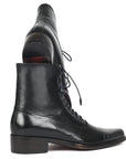 Paul Parkman Men's Goodyear Welted Boots Black Leather (ID