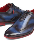 Paul Parkman Men's Wingtip Oxfords Blue & Purple (ID