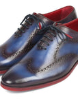 Paul Parkman Men's Wingtip Oxfords Blue & Purple (ID