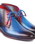 Paul Parkman Men's Chukka Boots Blue & Purple (ID