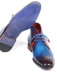 Paul Parkman Men's Chukka Boots Blue & Purple (ID
