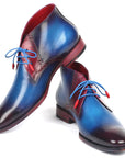 Paul Parkman Men's Chukka Boots Blue & Purple (ID