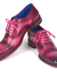 Paul Parkman Men's Captoe Oxfords Fuxia (ID