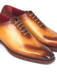 Paul Parkman Goodyear Welted Punched Oxfords Camel (ID