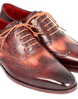 Paul Parkman Men's Two Tone Wingtip Oxfords (ID