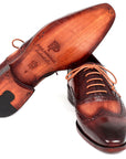 Paul Parkman Men's Two Tone Wingtip Oxfords (ID