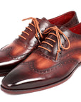 Paul Parkman Men's Two Tone Wingtip Oxfords (ID
