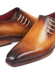 Paul Parkman Side Lace Oxfords Brown & Camel (ID