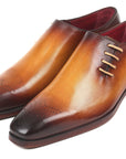 Paul Parkman Side Lace Oxfords Brown & Camel (ID