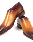 Paul Parkman Side Lace Oxfords Brown & Camel (ID
