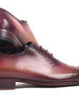 Paul Parkman Burgundy Hand-Painted Classic Brogues (ID