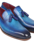 Paul Parkman Men's Tassel Loafer Blue (ID