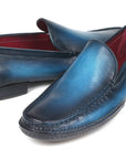 Paul Parkman Hand-Sewn Moccasins Blue (ID